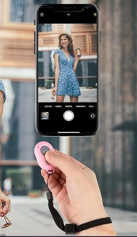 Bluetooth Camera Remote Shutter – Capture Photos Without Touching Your Phone