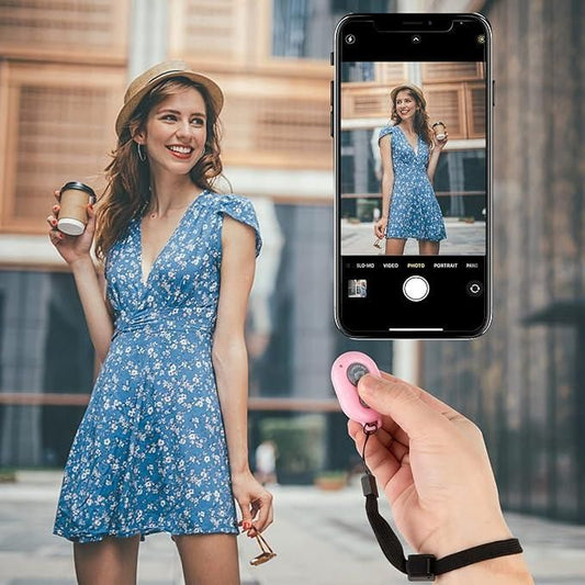 Bluetooth Camera Remote Shutter – Capture Photos Without Touching Your Phone