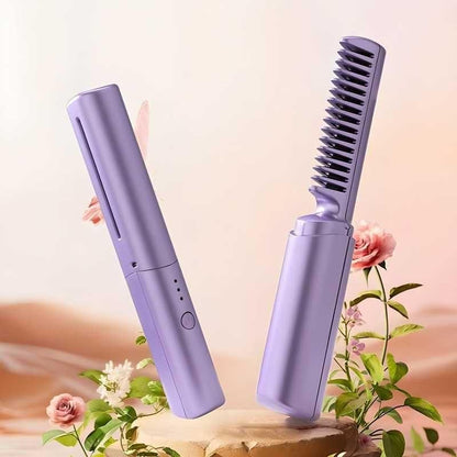 Meneflix Portable Mini Hair Straightener (Cordless & Rechargeable)